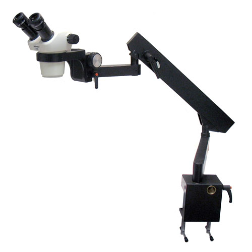 Zoom Stereo Microscope on Flex Arm Stand - Model 13207 - Click Image to Close