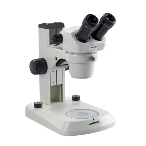 Zoom Stereo Microscope on E-LED Stand - Model 13208 - Click Image to Close