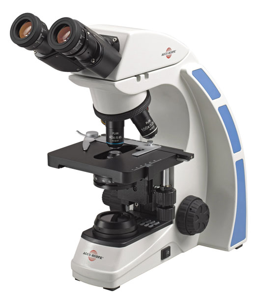 Binocular LED Microscope w Infinity Optical Sys - Model 3000-LED - Click Image to Close