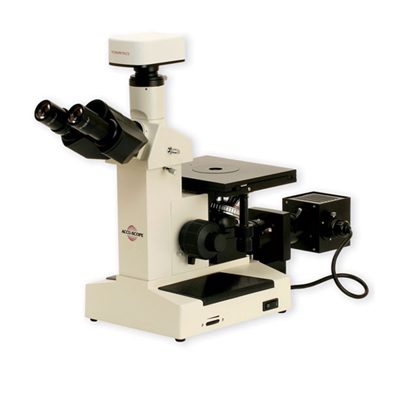 Inverted Metallurgical Trinocular Microscope - Model 3035 - Click Image to Close