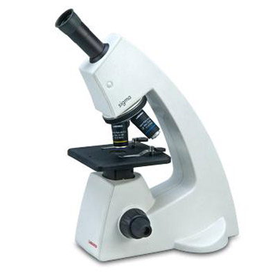 Sigma Monocular Educational Microscope - Model 2124001 - Click Image to Close